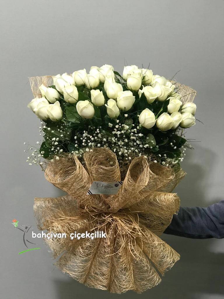 Beyaz Gül Buketi