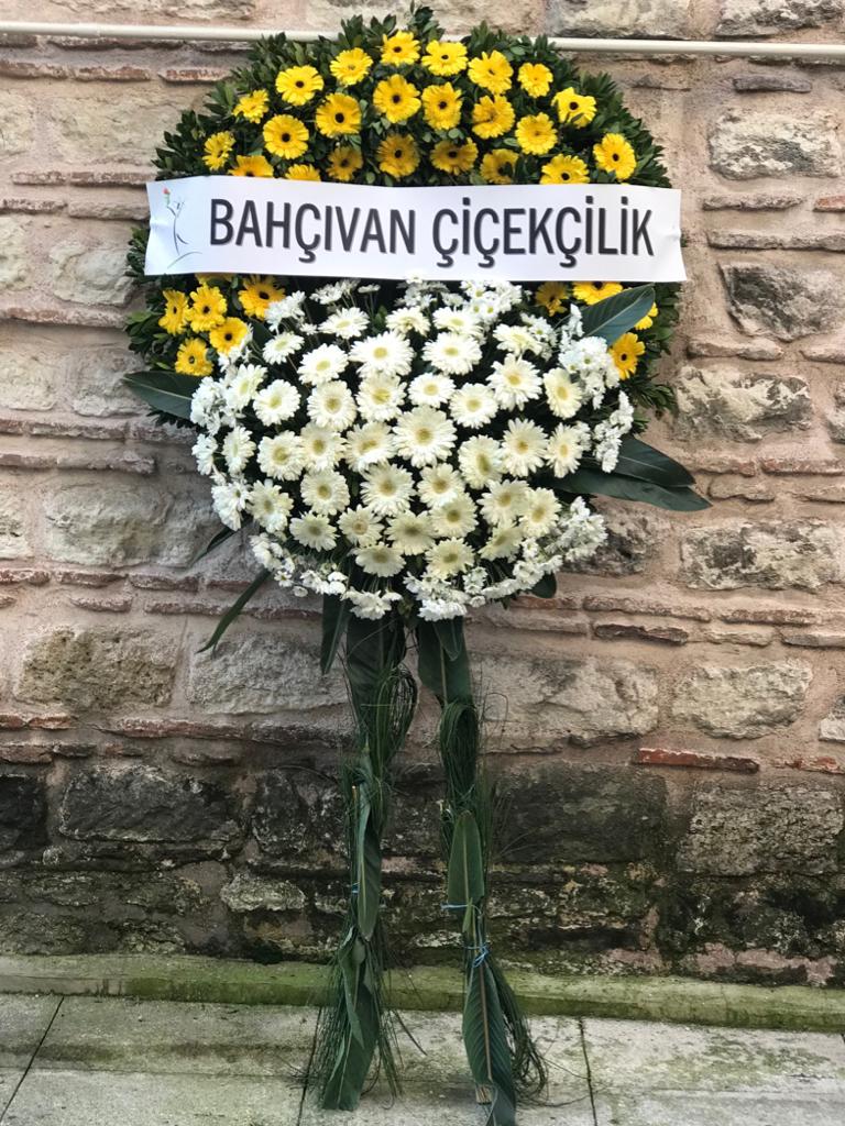 Sarı-Beyaz Cenaze Çelengi